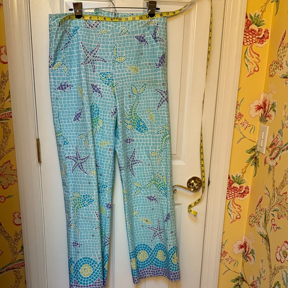 Lilly Pulitzer: Colorful Starfish Patterned Pants